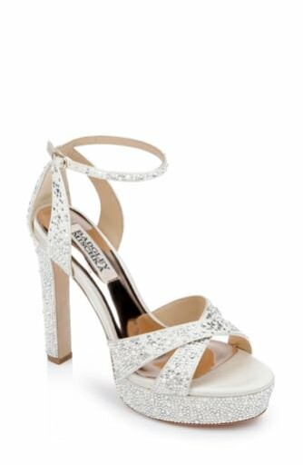 Badgley Mischka Fizzy Heeled Sandal front view