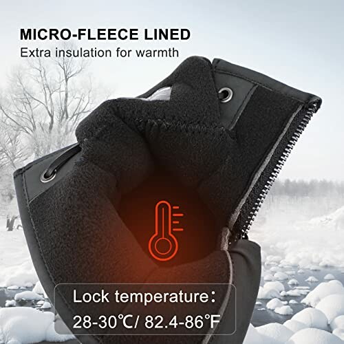 Micro-fleece lined boot for extra insulation, lock temperature 28-30ÃÂÃÂÃÂÃÂÃÂÃÂÃÂÃÂÃÂÃÂÃÂÃÂÃÂÃÂÃÂÃÂ°C.