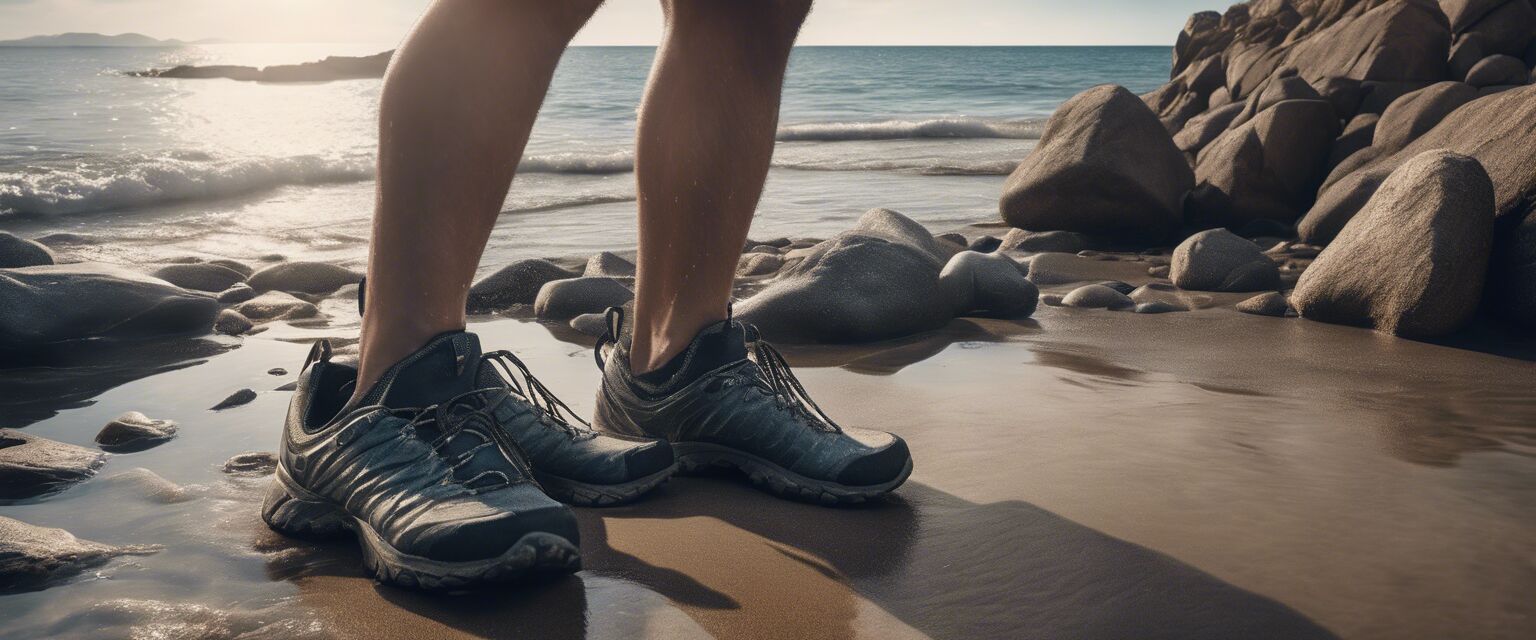 Water shoes for beach activities