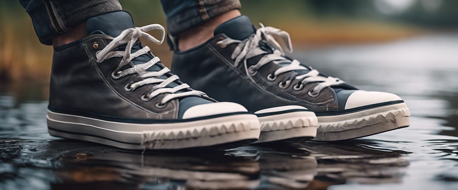 Waterproof sneakers for women